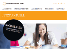 Tablet Screenshot of bws-uster.ch